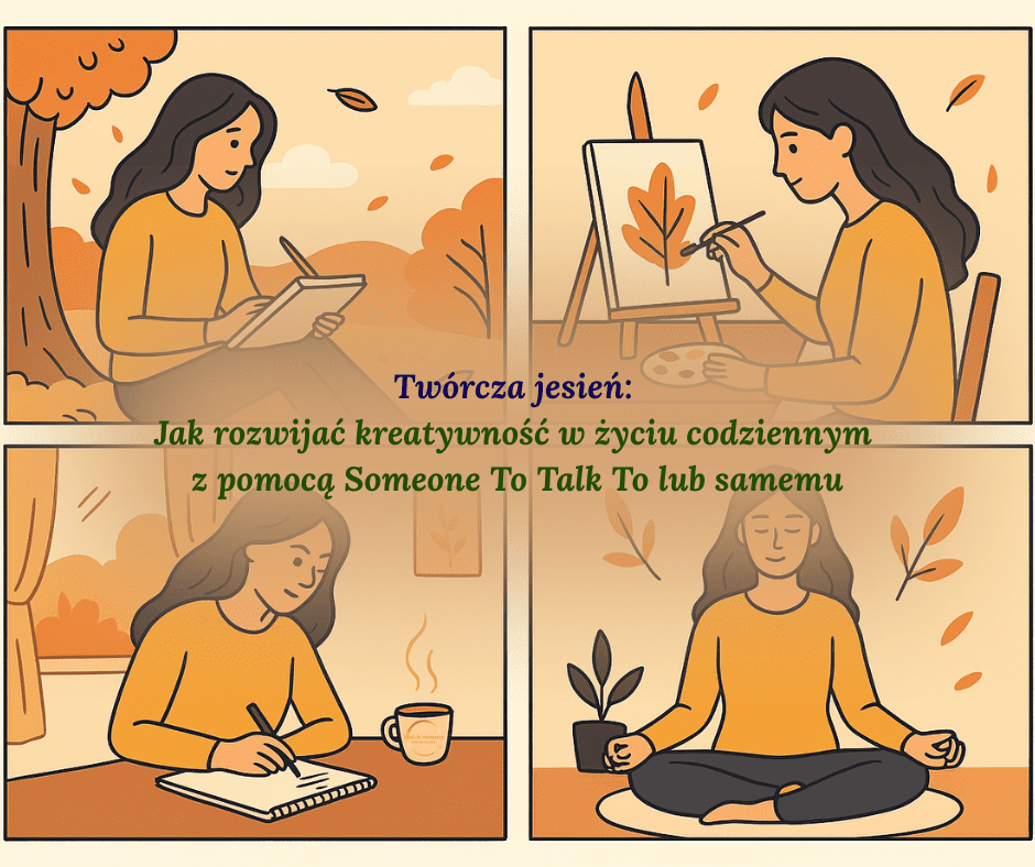 Jak rozwijać kreatywność w życiu codziennym z pomocą Someone To Talk To lub samemu
