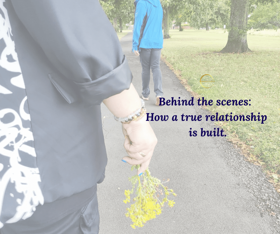 A true relationship does not happen by chance.